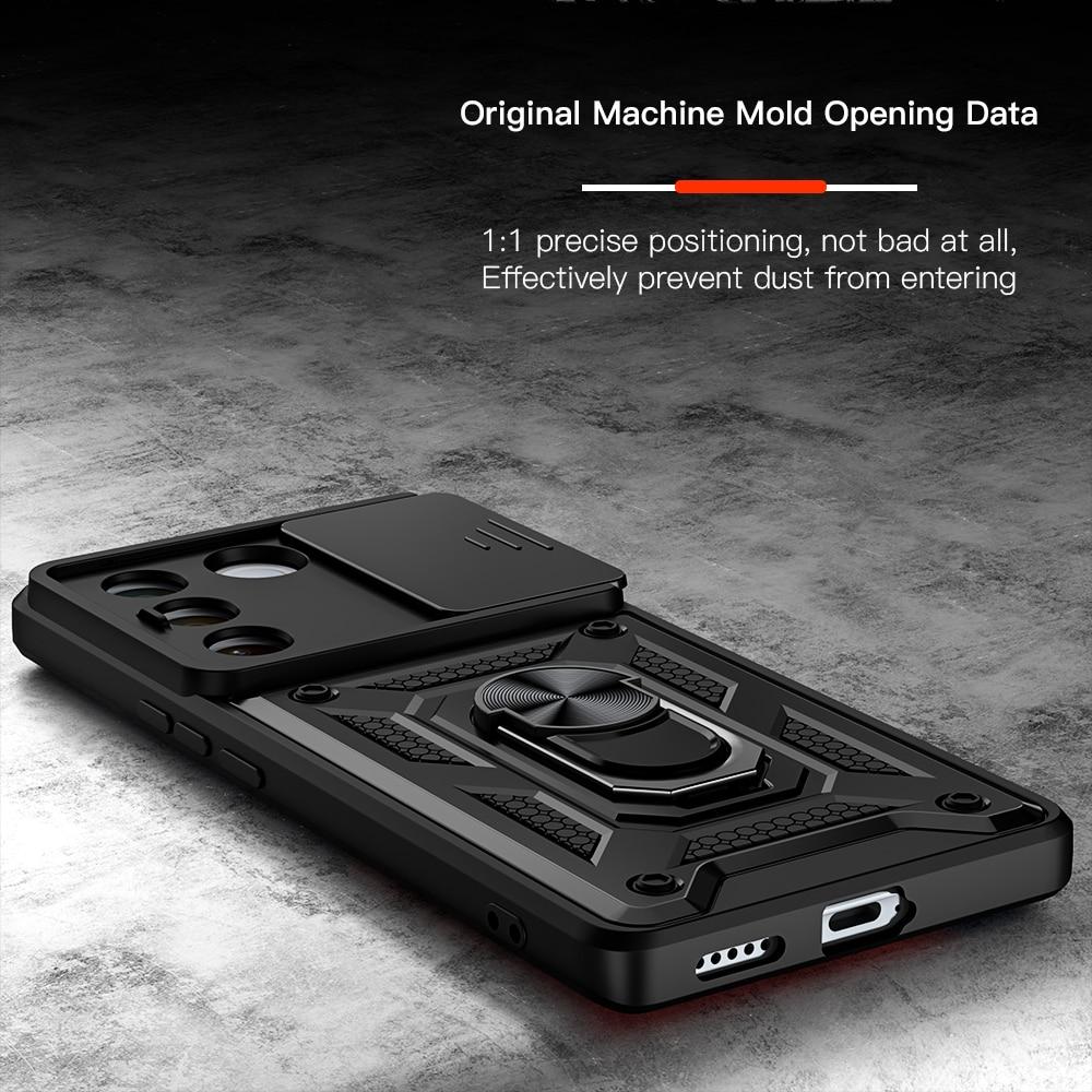 KEYSION Противоударный защитный чехол для VIVO V27 5G V27e V25e, защитное кольцо для объектива камеры, чехол-подставка для телефона для VIVO Y36 5G Y35