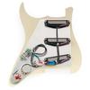 Musiclily SSS Strat Prewired Pickguard Alnico 5 Single Size Humbucker для электрогитары Strat 4P Aged White Pearl Pro-SE ST-DPHA
