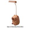 Мини-ночник-капибара с USB-зарядкой, складная настольная лампа, милые лампы для учебы, для спальни