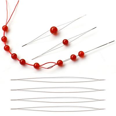 Товары для вечеринок DIY Игла для нарезания резьбы Инструмент ручной работы 125 мм Аксессуары Открывающиеся булавки из бисера Швейные инструменты Инструменты для изготовления Бисер из нержавеющей стали