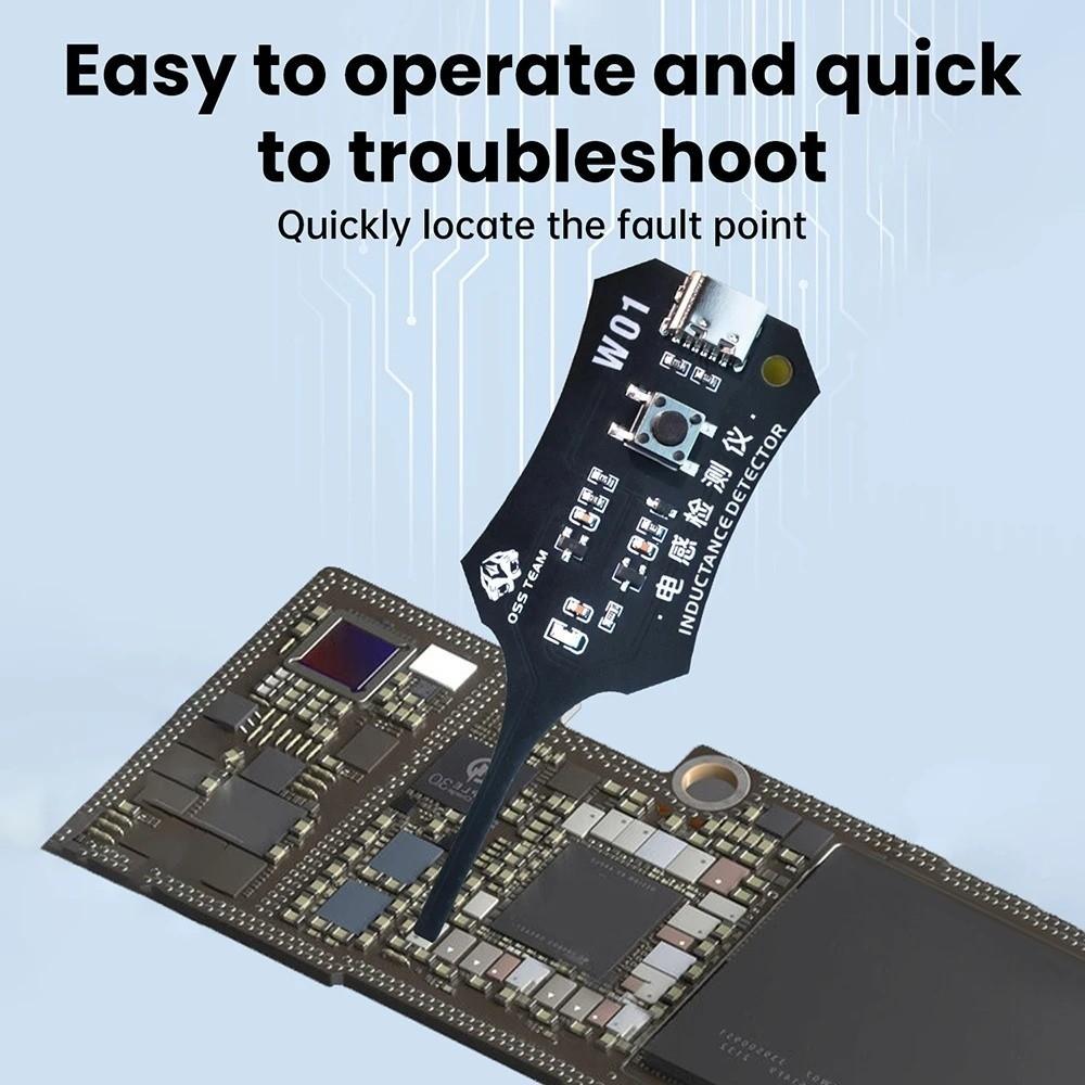 High Accuracy Inductor Detector Tool Quick Fault Check Tool Component Fault Detection