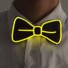 LED Bow Tie Glow In The Dark Adjustable Button Various Light Modes for Parties Weddings Halloween Cosplay
