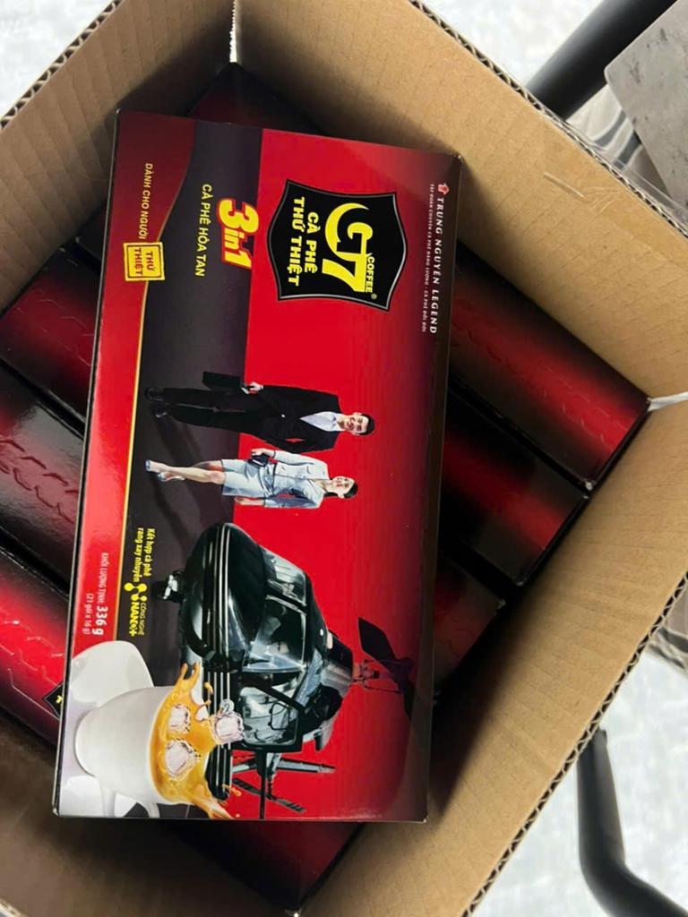 ACNTECH Instant Coffee (16g X 21 Bags X 3 Boxes) Authentic Vietnamese Coffee with Milk and Sugar Savory Medium Roast Flavor Individually Wrapped