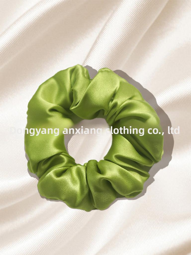 Резинка для волос из 19 момме чистого шелка, ручной работы, шелковая повязка для волос из шелка тутового дерева для женщин (4 см 6 см)