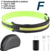 Built-in Battery COB LED Headlamp Camping Fishing Powerful USB Rechargeable Headlight Waterproof Head Torch Head Lamp Lantern