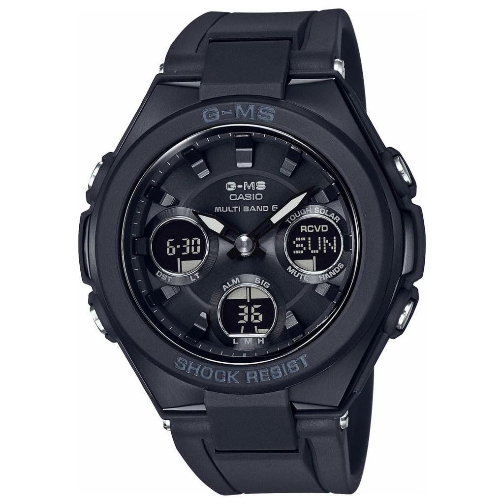 Casio Baby-G Watch (Official Japanese Product) G-MS Radio-Controlled Solar Watch MSG-W100-7A2JF / -W100G-1AJF Women's Black / White