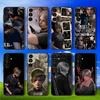 Чехол для телефона L-Leon Scott K-Kennedy для Samsung Galaxy A13,A21s,A22,A31,A32,A52,A53,A71,A80, Мягкий черный корпус