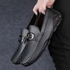 Classic Comfort Walking Shoe Moccasins Genuine Leather Soft Loafers Mens Luxury Designer Office Shoes High Quality Slip-On Flats