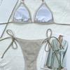 Сет микро-бикини из сетки Swimsutis Женский бразильский купальник стринг Бикини Купальные костюмы Пляжная одежда Купальник EMA