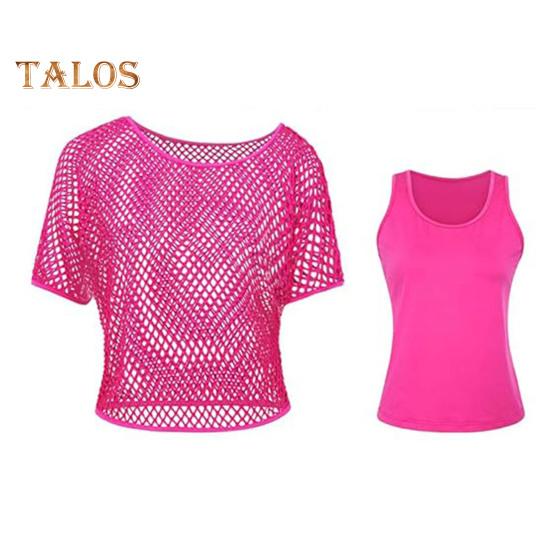 Комплект из 2 шт./компл., комплект жилетов, однотонный жилет без рукавов с открытыми плечами и короткими рукавами, комплект жилетов без рукавов с круглым вырезом