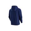 Nike Однотонная толстовка с капюшоном Dri-Fit на шнурке, быстросохнущая повседневная толстовка Мужские топы синие FN3396-410