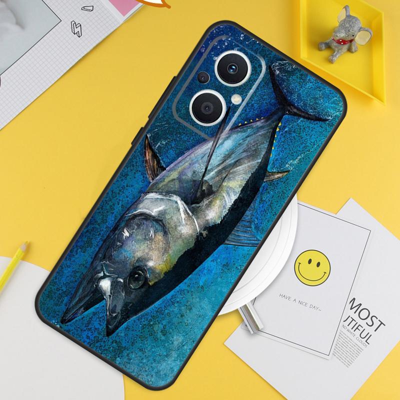 Чехол с тунцом Bluefin для OPPO Reno 7 8 8T 2Z 4Z 5Z 6 Lite 10 Pro OPPO Find X5 X6 Pro X2 Lite X3 Neo