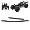 Aluminum Alloy Steering Link Linkage Tie Rod Kit for Axial Scx10 90046 90047 RC CarBlack