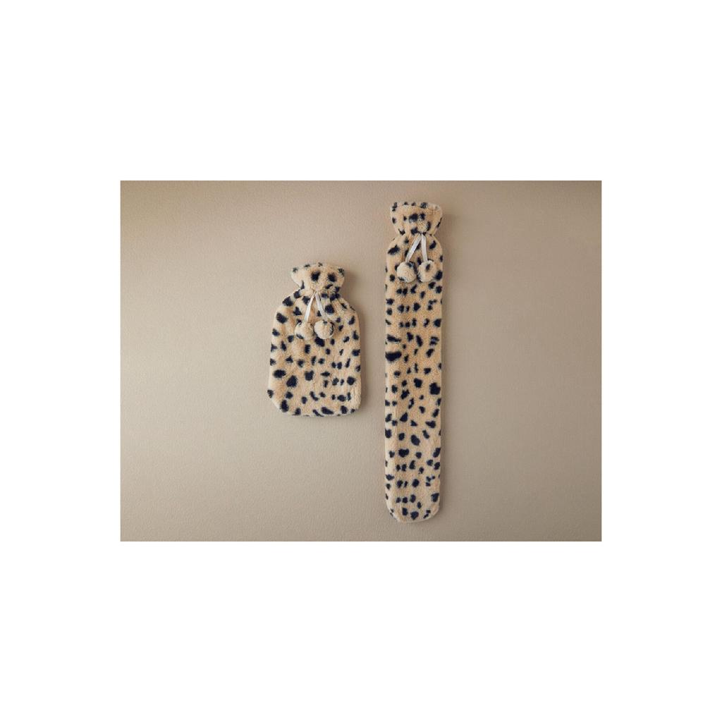 Spotty Hot Water Bag 33x19 Cm Cream Black
