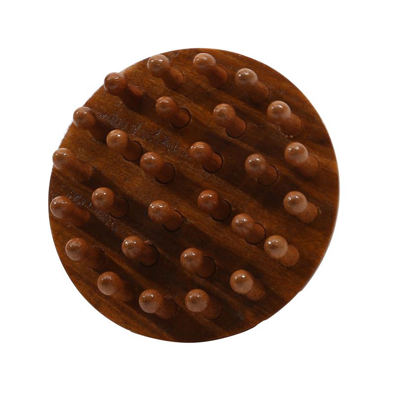 Round Massage Comb Resin Big Teeth Head Acupoint Therapy Artifact Claws Decompression Portable Scalp Massage Comb