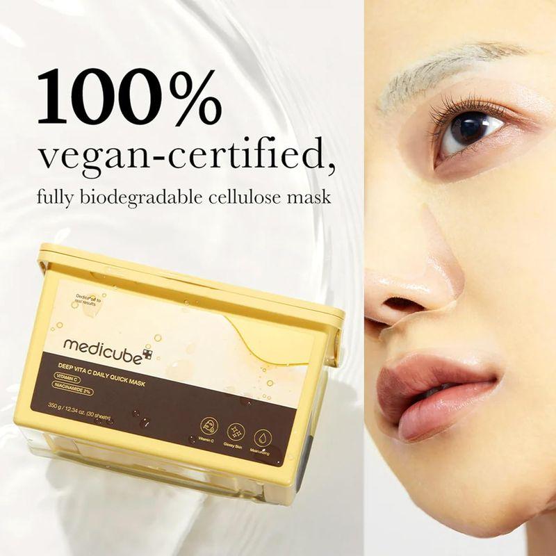 Medicube Ежедневная быстрая маска Deep Vita C (30шт)