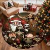 The Nightmare Before Christmas Pattern Round Rug, Indoor/Outdoor Mat, for Picnic, Gameroom, Bedroom, Office, Living Room, Home Decor Carpet, Birthday 