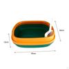 Cat Box Anti Slip Bottom Durable Easy Cleaning Toilet for Small ,Large Cats