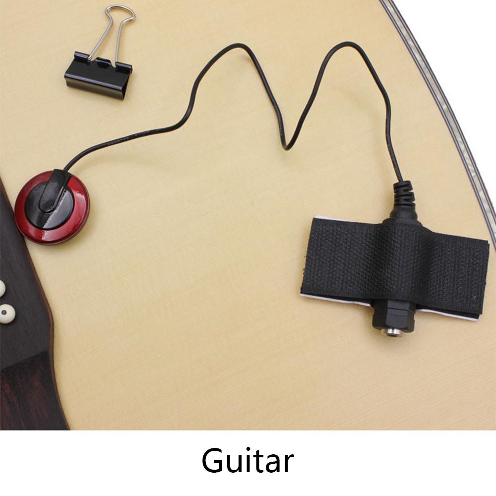 2 шт. Пьезоконтактный микрофон для гитары, скрипки, альта, виолончели, банджо