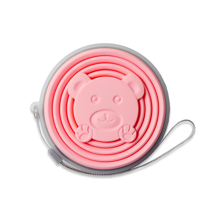 Портативный дорожный стакан из пищевого силикона: Складной и Легкий для переноски