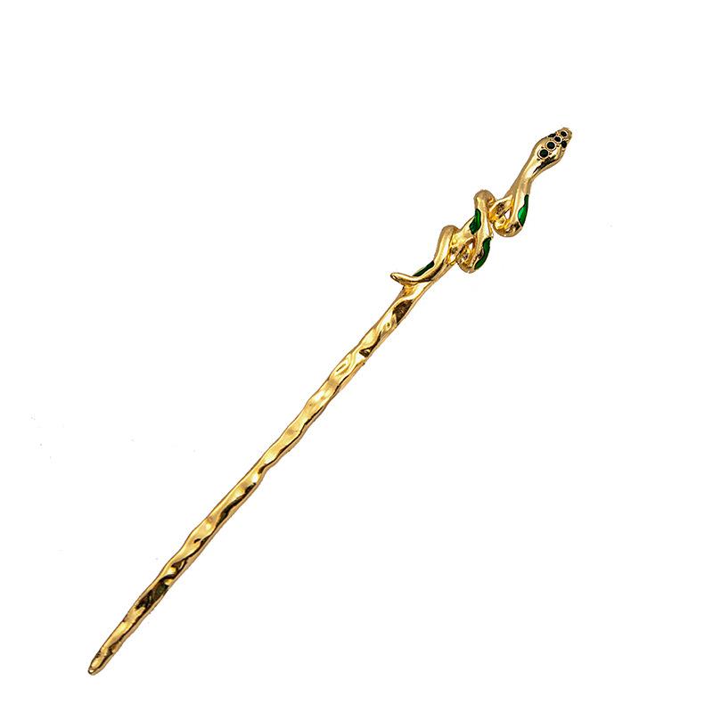 Национальный стиль Новая китайская заколка для волос Жидкий металл Бабочка Заколка Полумесяц Набор Бриллианты Винтаж Бамбуковые сочленения Кисточка Заколка для волос Прическа Заколка