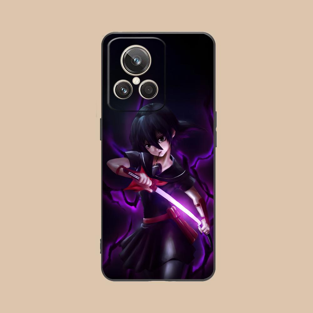 Akame Kurome Matte TPU Mobile Phone Case for Realme GT 8 Neo Pro C75 73 71 C67 65 C55 53 C35 31 C20 15 Colorful Cover