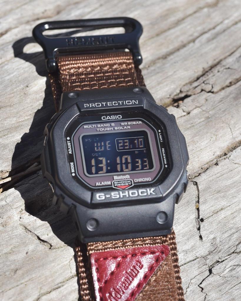 Ремешок на липучке для часов Casio 16 мм нейлоновый ремешок Casio мужской G-Shock GM-2100B, GD-100/110/120/350, GW-S5600/5600/B5600/M5600,