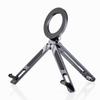 Portable Magnetic Tripod Foldable Magnetic Adsorption Selfie Stick 2 in 1 Carabiner-Mounted Mobile Phone Stand Desktop Use