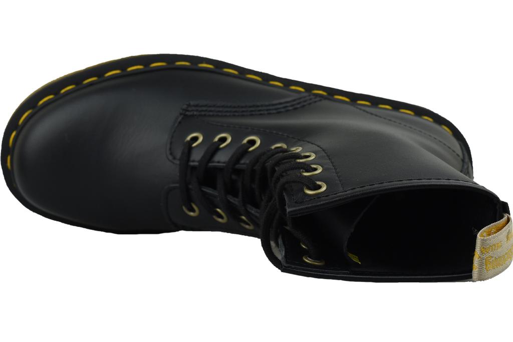 Dr. Martens Веганские 1460, Унисекс черные ботинки-боверы