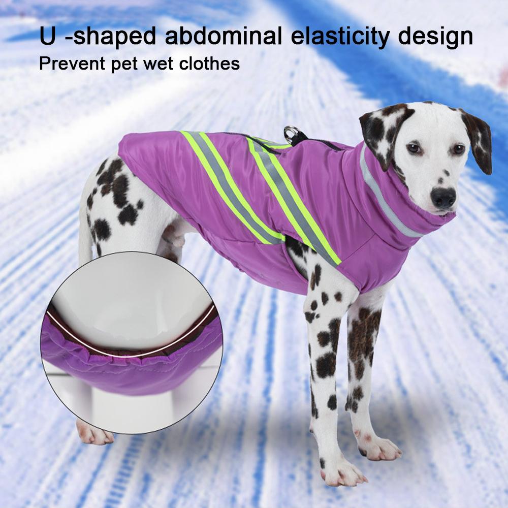 Winter Dog Clothes Waterproof Pet Jacket Warm Dogs Coat Reflective Costume Windproof Apparel for Small Medium Large Dogs Bulldog Labrador Clothing