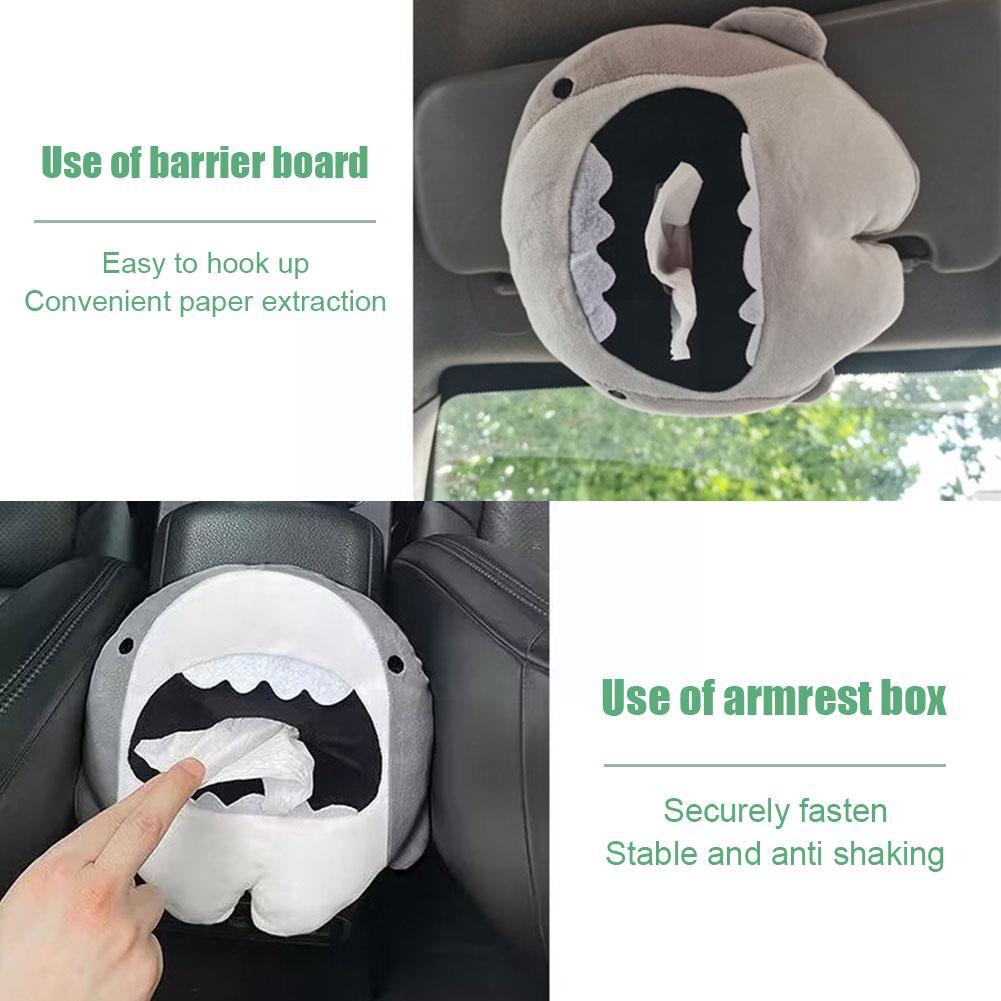 Милый держатель для салфеток в машину, держатель для коробки для салфеток в машину, плюшевая коробка для салфеток, автомобильные коробки для салфеток в машину, коробка для хранения салфеток P1L9