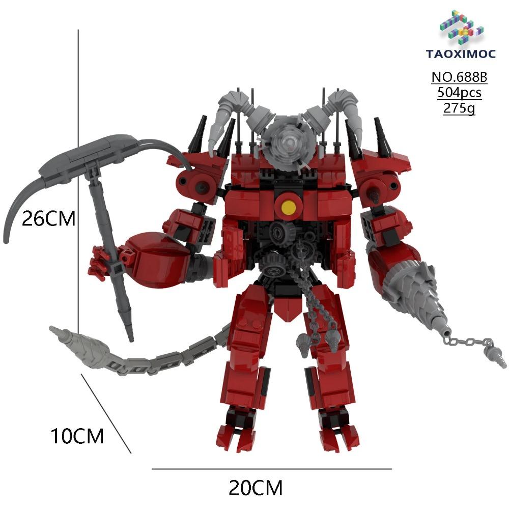 Skibidi Toilet Building Block Horror Game Speakerman Bosses Camara Titan TV Man Cartoon Doll Model Kids Halloween Birthday Gift