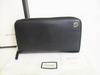 Authentic Interlocking G Black Leather Round Zip Wallet #8799  Refurbished