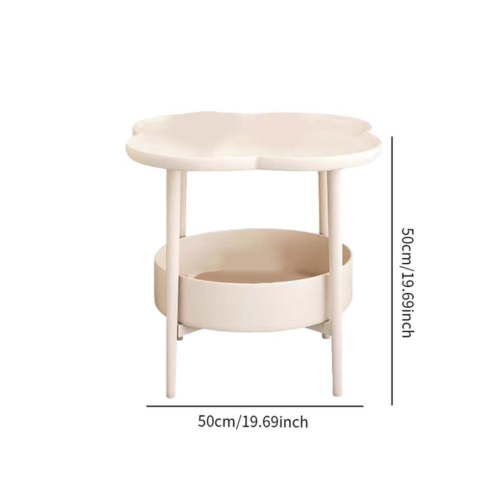 Двухслойный органайзер, минималистская мебель, современный журнальный столик, приставной столик для небольшого пространства, прикроватная тумбочка для спальни, офиса, гостиной