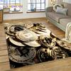 Bitcoin 3D Virtual Currency NFT Area Rug Carpet for Bedroom Living Room Home Sofa Decoration,Children Game Large Decor Floor Mat