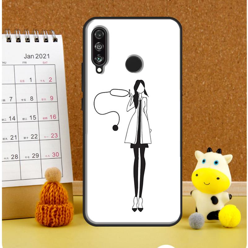 Мультяшный Доктор Медсестра Для Huawei Nova Y61 Y60 Y70 Y72 Y73 Y90 Y91 12i 11i 3i 7i 8i 9 10 SE P20 P40 P30 Lite Чехол