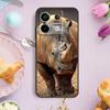 Animal Rhino Case For Xiaomi Redmi Note 13 11 10 12 14 15 Pro Plus Cover For Redmi 15 14C 10C 13C 12C 15C