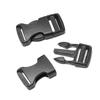 Webbing Plastic Black Side Release Buckles Backpack Belt Parts Curved Buckle Paracord Bracelet Lock
