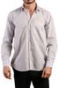 Men's Plus Size Plus Size Shirt Light Gray Large Size Relaxed Cut Pocket Long Sleeve Regular Fit Men's Shirt - 150-29