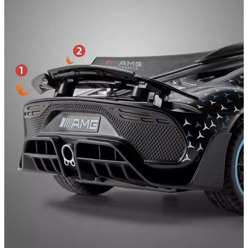 1/24 Mercedes Benz AMG ONE литая модель игрушечного автомобиля со звуком и светом коллекционный подарок