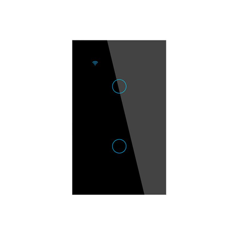 1/2/3/4-канальный Wi-Fi умный выключатель со стеклянным экраном и сенсорной панелью, голосовое управление, беспроводные настенные выключатели, пульт дистанционного управления с нейтральным проводом