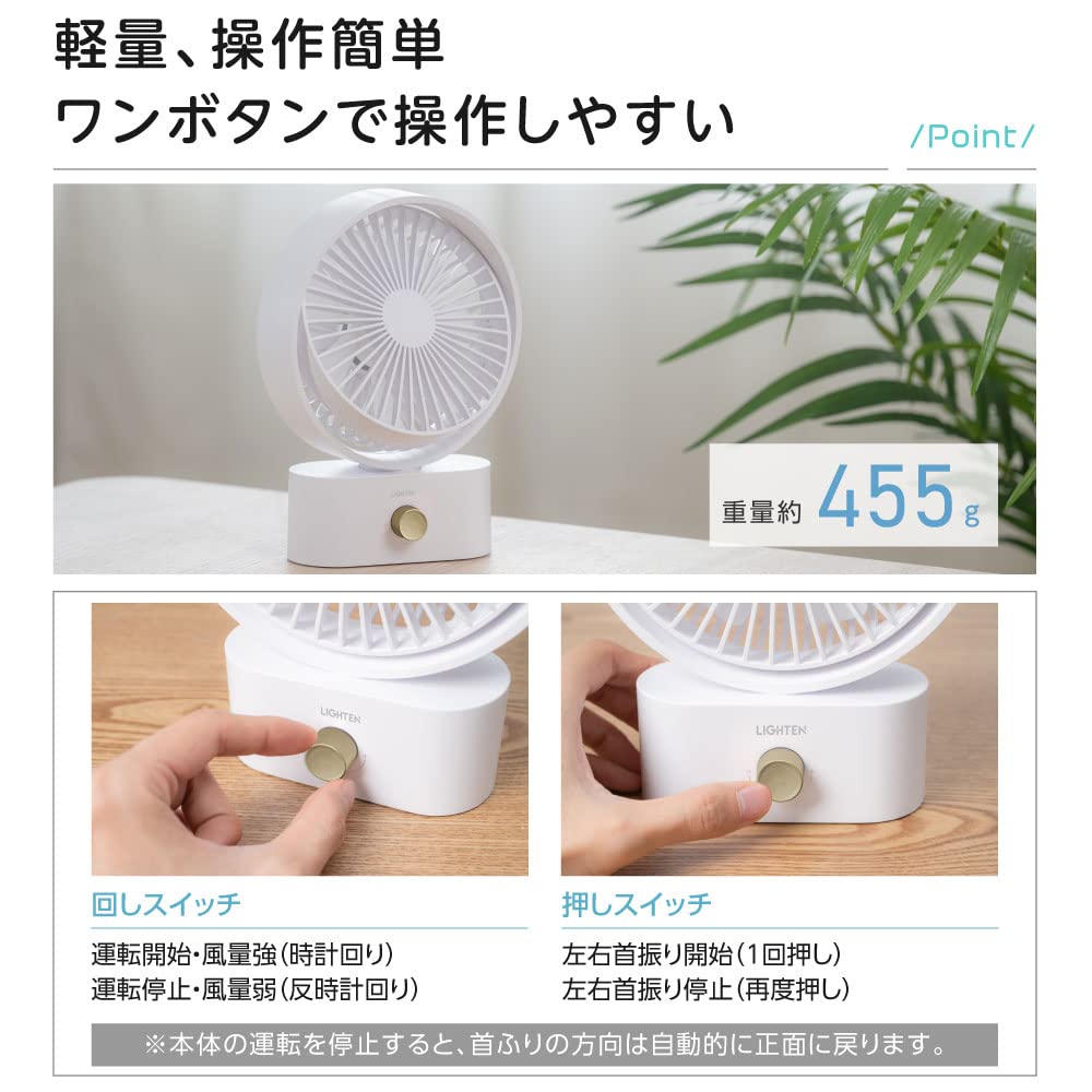 USB Powerful 2000mAh High Airflow DC Energy Mini Camping Heatstroke Bathroom Desk Fan Sign KingdomDesk Fan, Oscillating, Quiet, Small, Rechargeable,