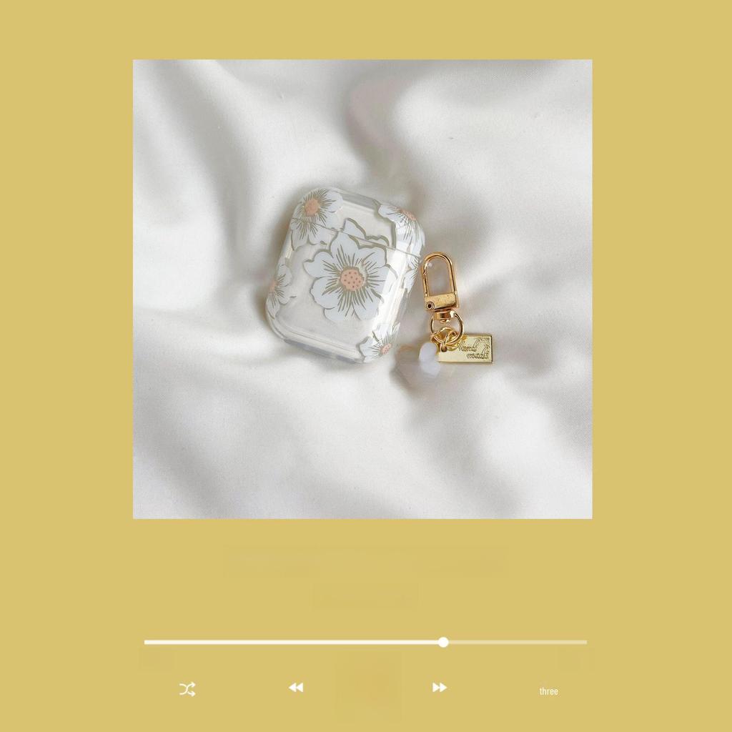 Высокопрозрачный блестящий порошок для мягкого чехла AirPods 4/Pro2 и Apple 3 Bluetooth