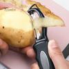 Swivel Vegetable Peeler with Dual Blades Stainless Steel Potato Peeler for Left And Right Handers Fruit Peeler with Anti-Slip Handle Kitchen Essential