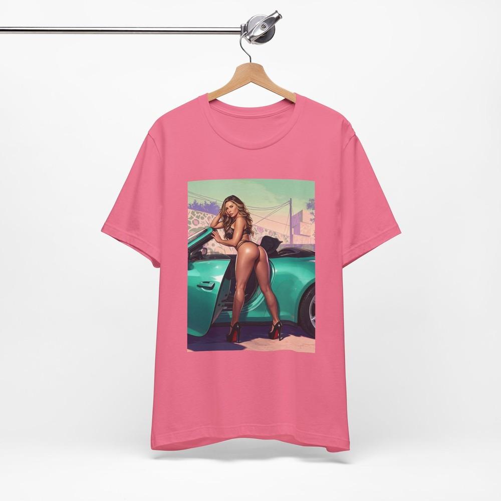 Madison Ivy Bikini Pinup T-Shirt | GTA 6 Graphic Streetwear Print Tee