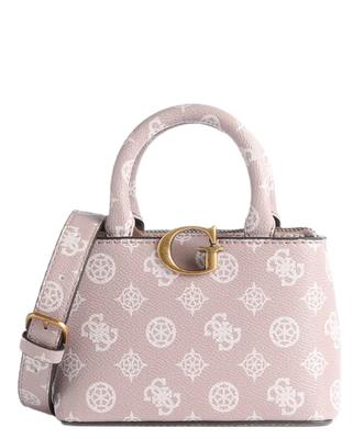 Маленькая женская сумка Guess G Vibe Mini Pink Tote, элегантная на ремешке