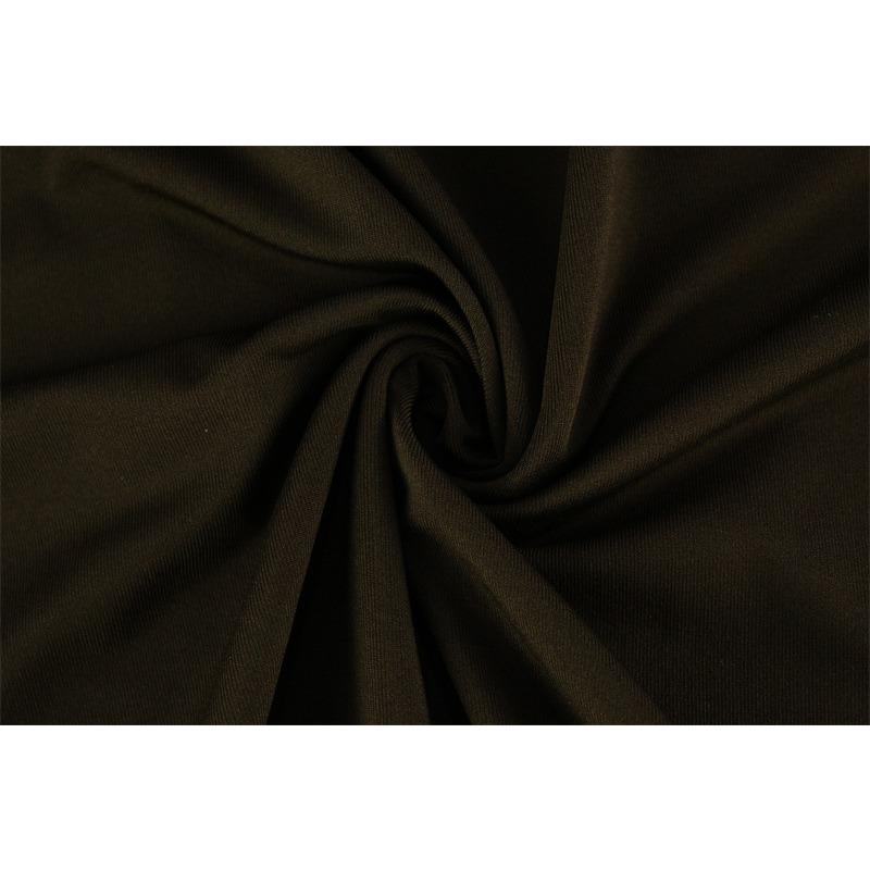 Женское осенне-зимнее модное платье с высоким воротом и длинными рукавами и узким разрезом