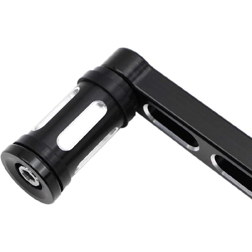 DreamSeek Рычаг переключения передач пятка-носок + Подножка переключения для Harley FL Softail/Touring, Road King, Street Glide/Tri Glide Trikes - Рычаг переключения передач (черный)