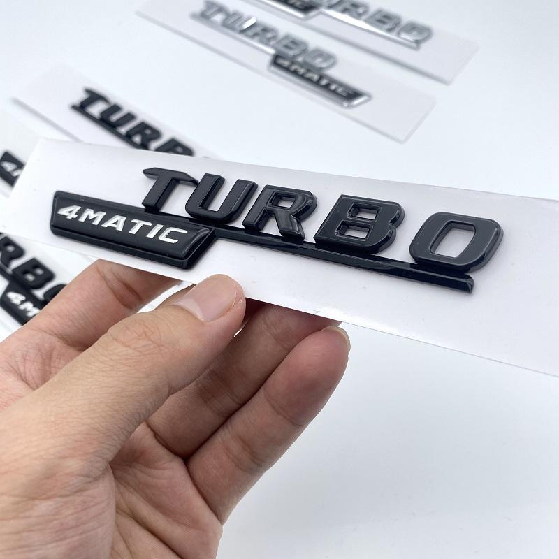 2017 глянцевая черная, серебряная эмблема с буквами GLB35 Turbo 4matic для Mercedes Benz AMG, багажник автомобиля X247, задний логотип