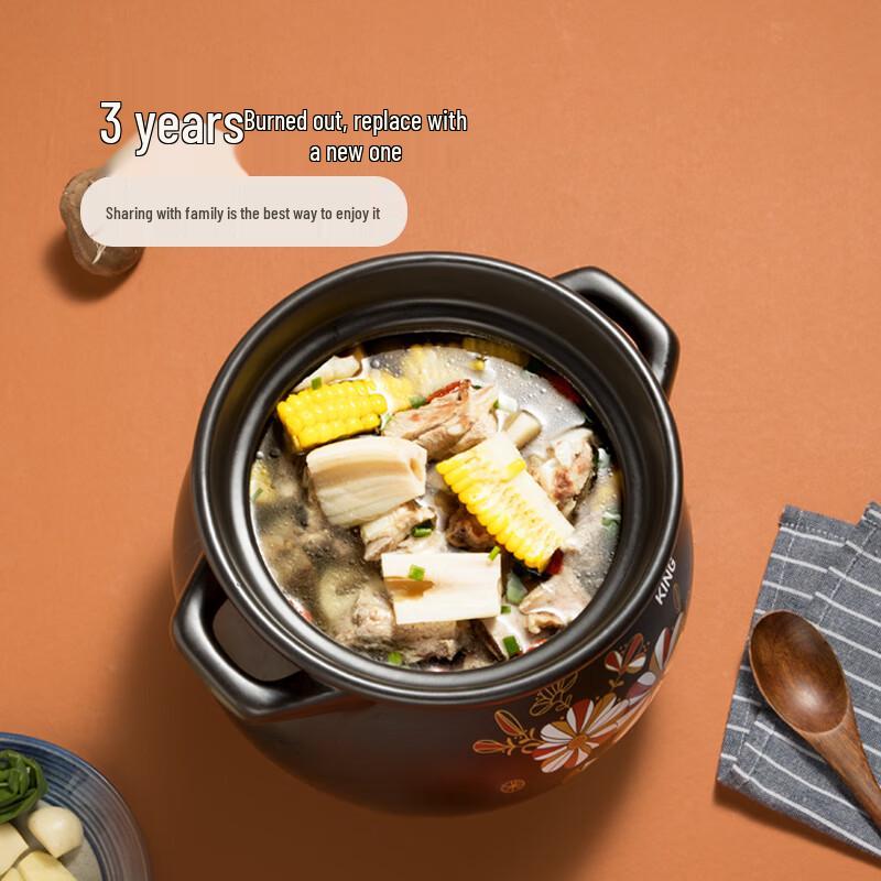 COOKER KING 5 л Керамическая глиняная супница